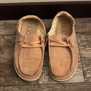 Hey Dude Women's Tan Loafers